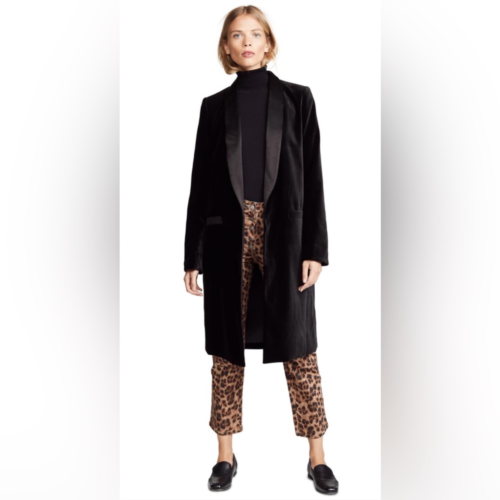 Club Monaco Black Tuxedo Long Jacket